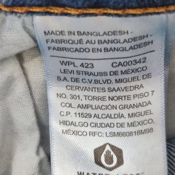 Signature by Levi Strauss jeans men's size W29/L30 (28) denim blue Regular Taper - Picture 9 of 15